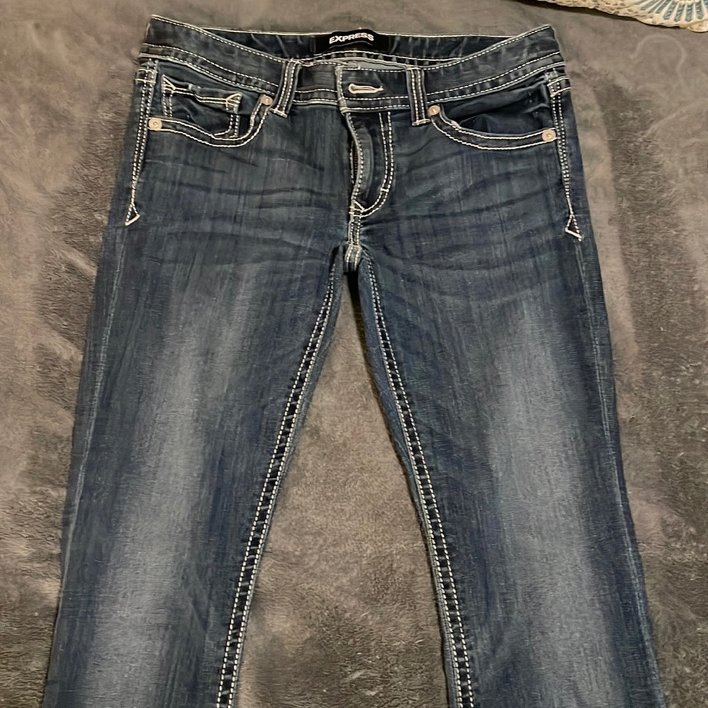 Express boot cut jeans size 6